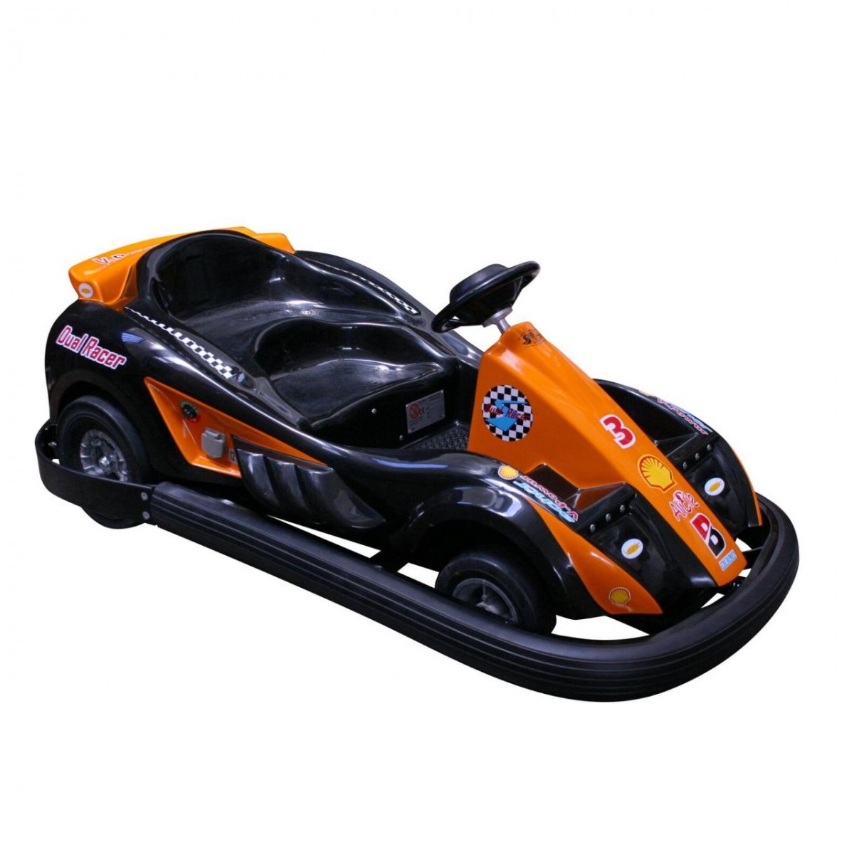Baby Kart Double Black Orange
